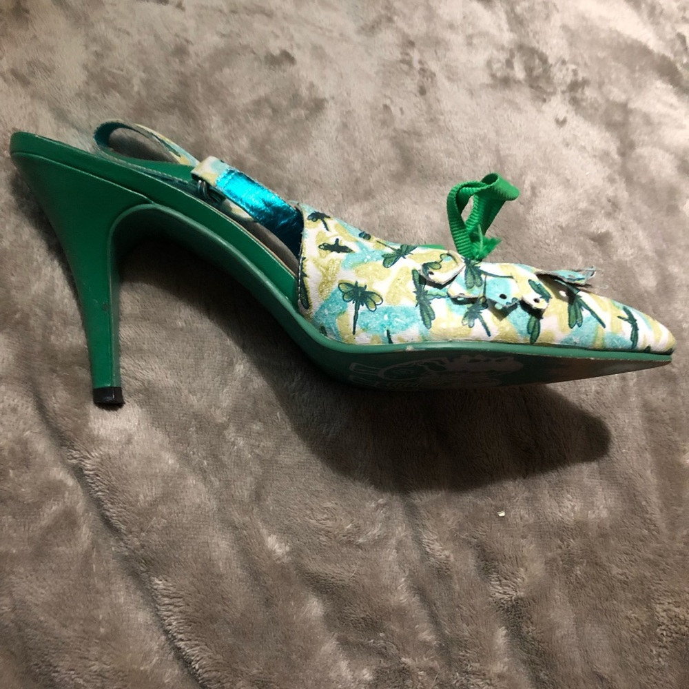 Size 39 Irregular Choice Dragonfly slingback